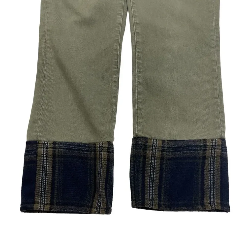 Driftwood Collette Green Cropped Denim Pants Jeans - Picture 7 of 14